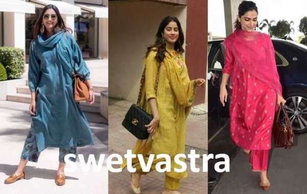 Unleash Your Glamour with a Designer Long Kurti Online at Swetvastra