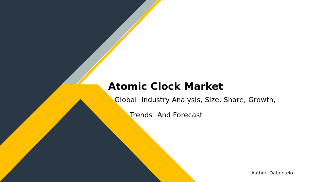 Atomic Clock Market Research Report 2032